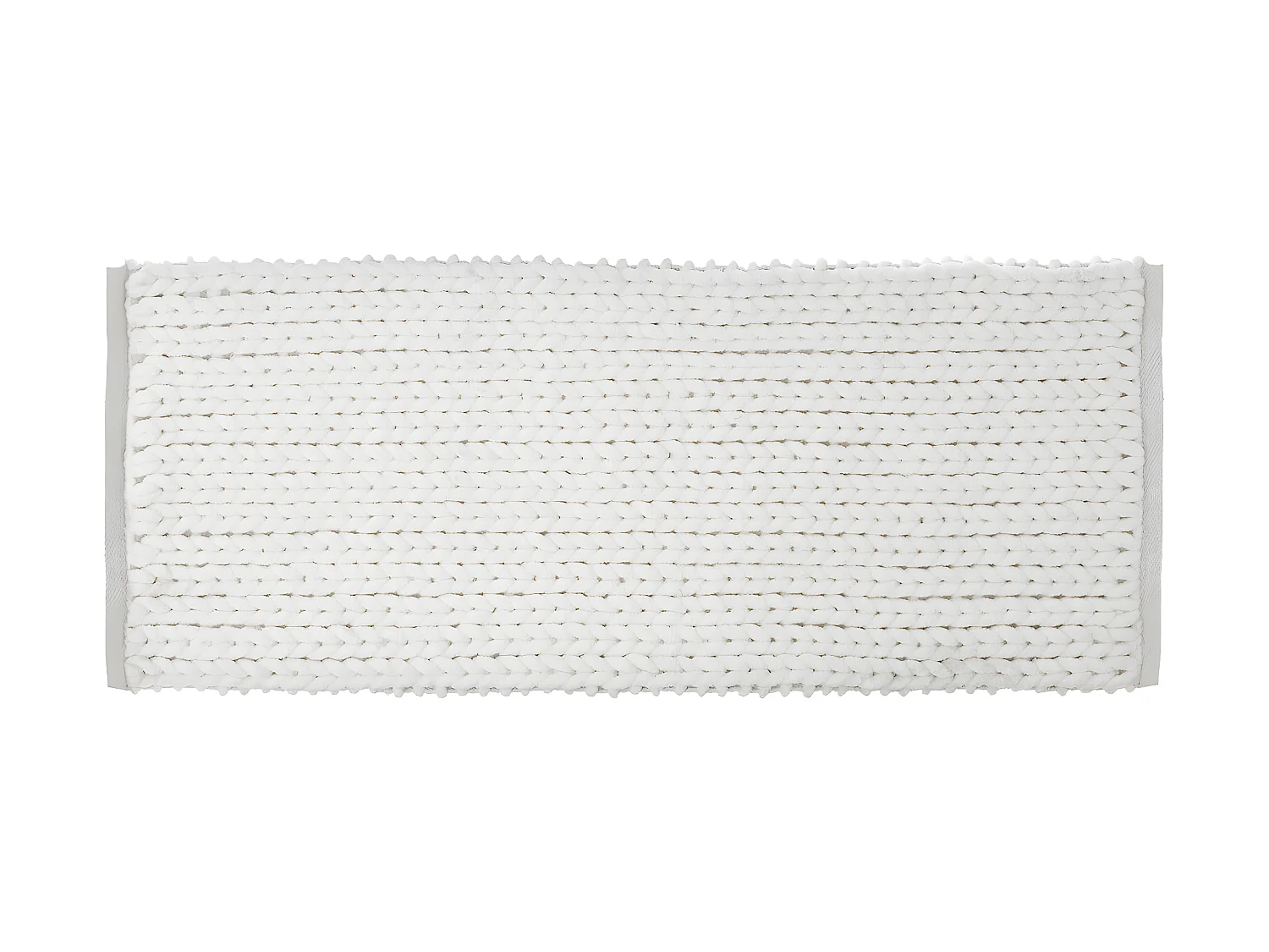 Grand Tapis de Salle de Bain épais Blanc 50 x 120 cm