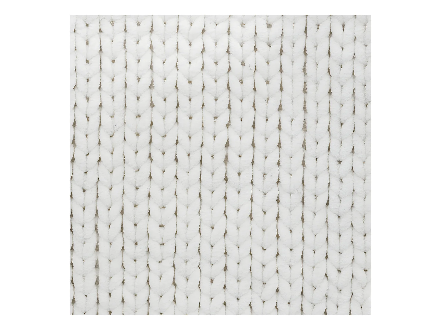 Grand Tapis de Salle de Bain épais Blanc 50 x 120 cm