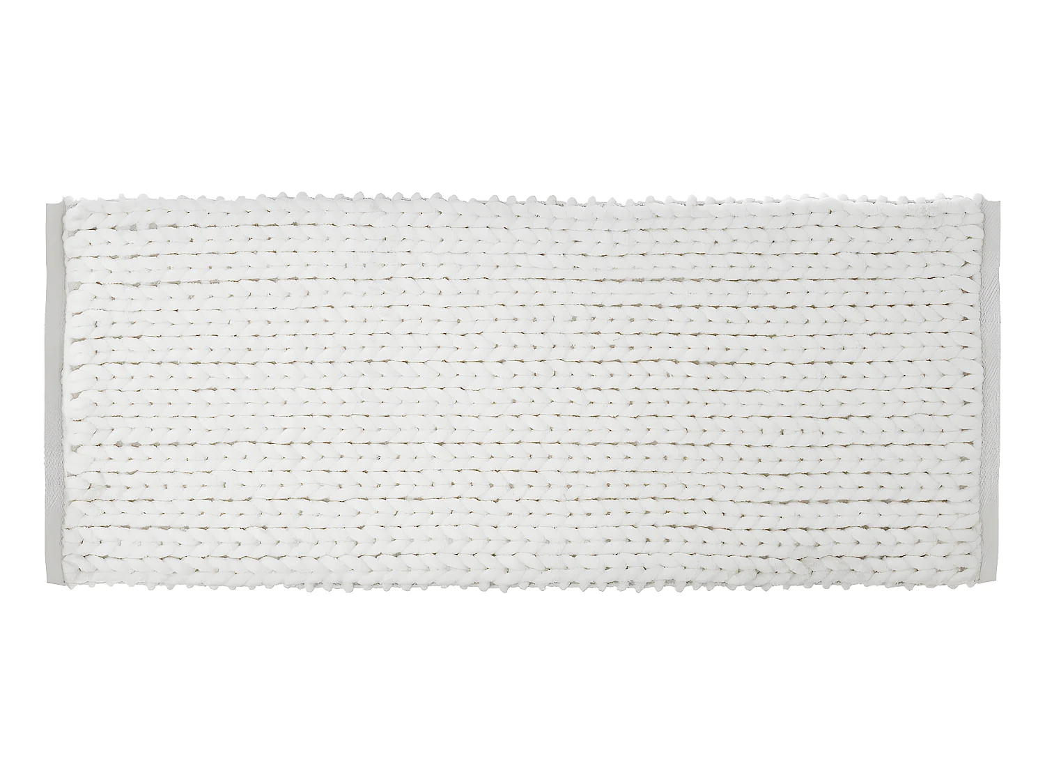 Grand Tapis de Salle de Bain épais Blanc 50 x 120 cm