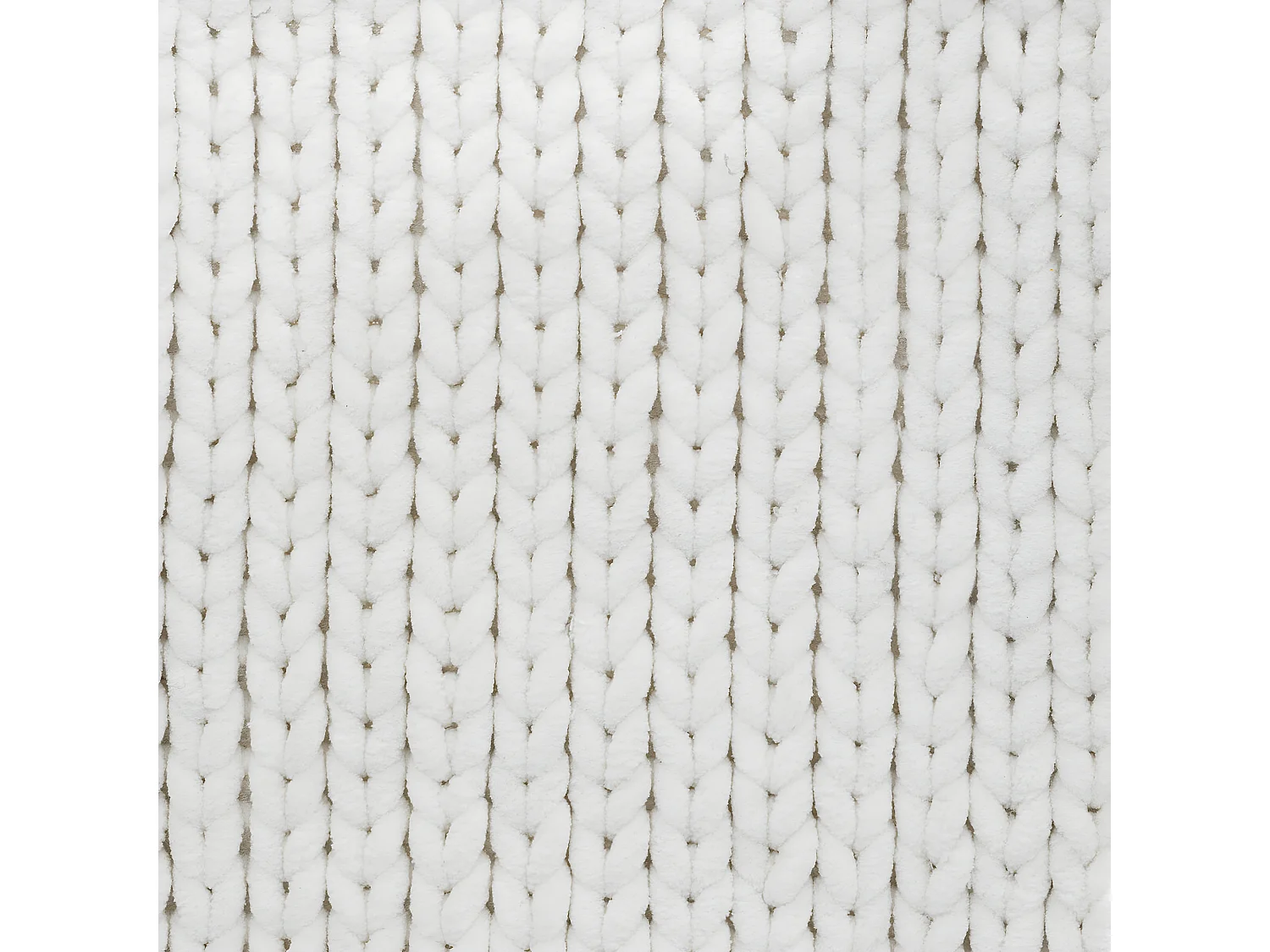 Grand Tapis de Salle de Bain épais Blanc 50 x 120 cm