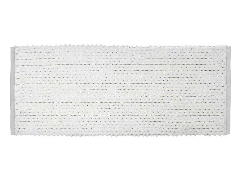 Grand Tapis de Salle de Bain épais Blanc 50 x 120 cm