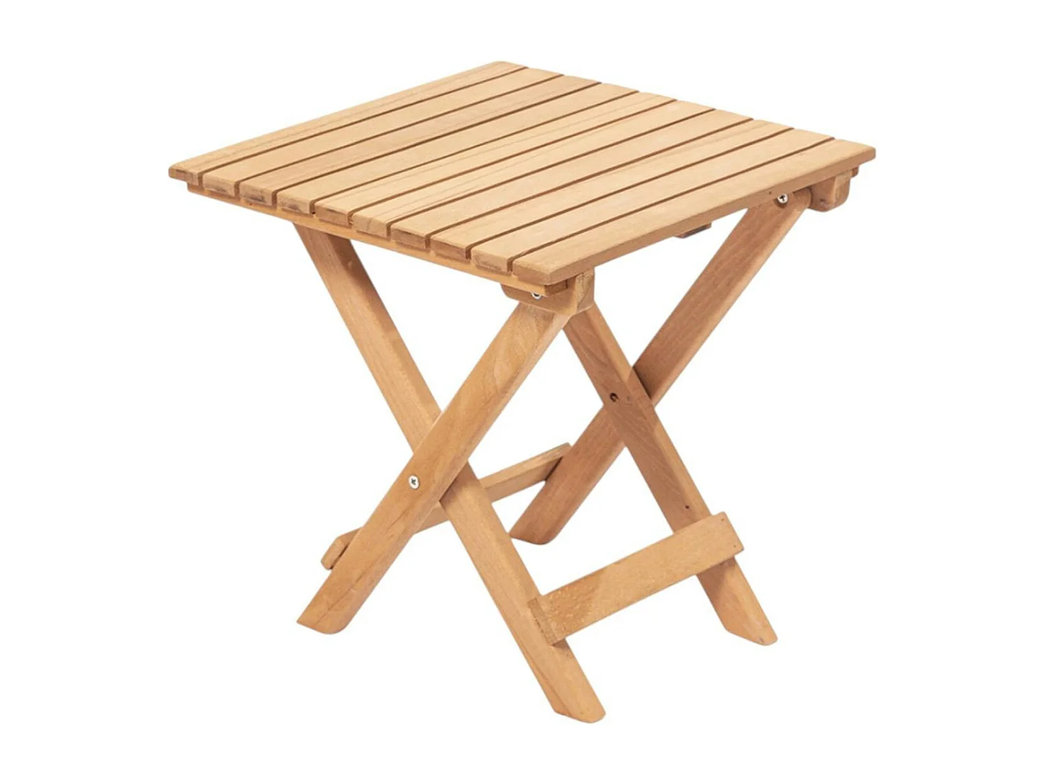 Salon jardin détente 2 places beige - bois et toile SORA