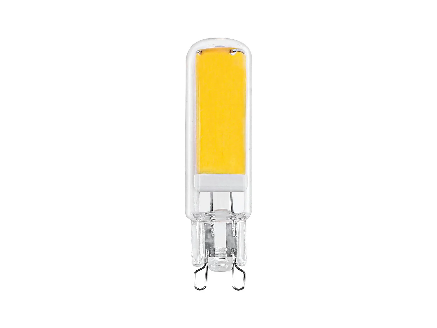 Ampoule tube LED G9 en verre transparent (intensité réglable)