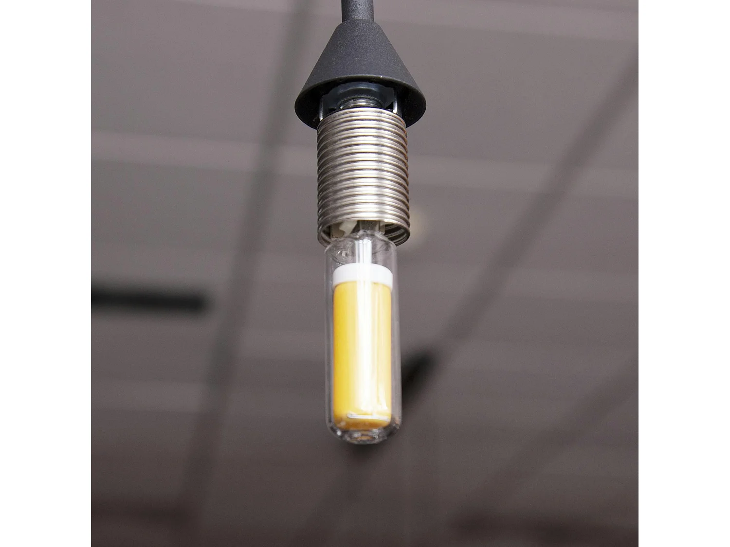 Ampoule tube LED G9 en verre transparent (intensité réglable)