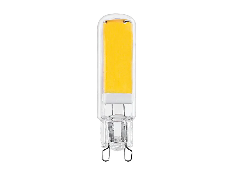 Ampoule tube LED G9 en verre transparent (intensité réglable)