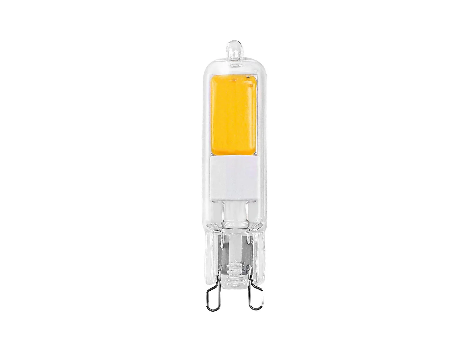 Ampoule tube LED G9 en verre transparent
