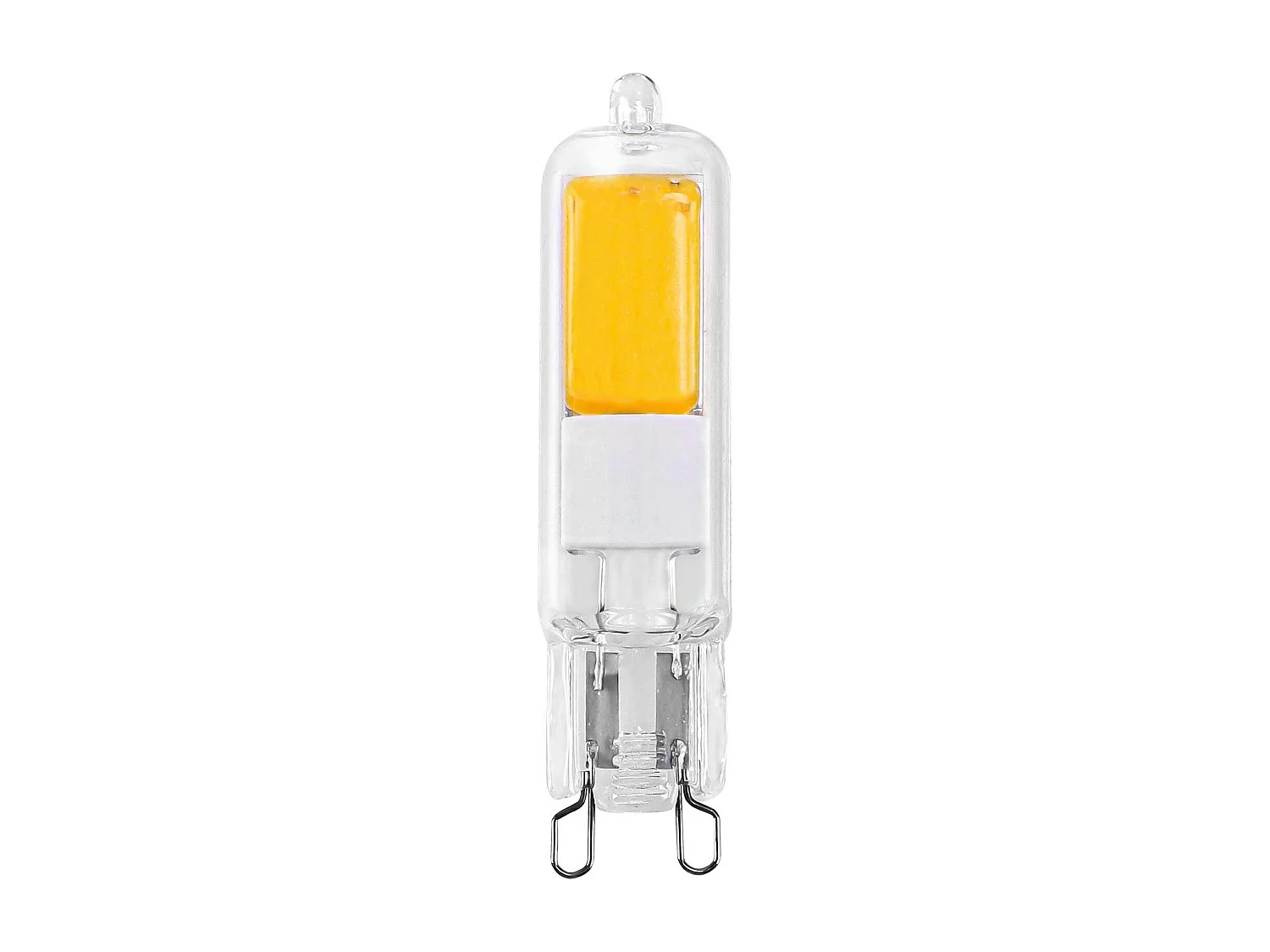 Ampoule tube LED G9 en verre transparent