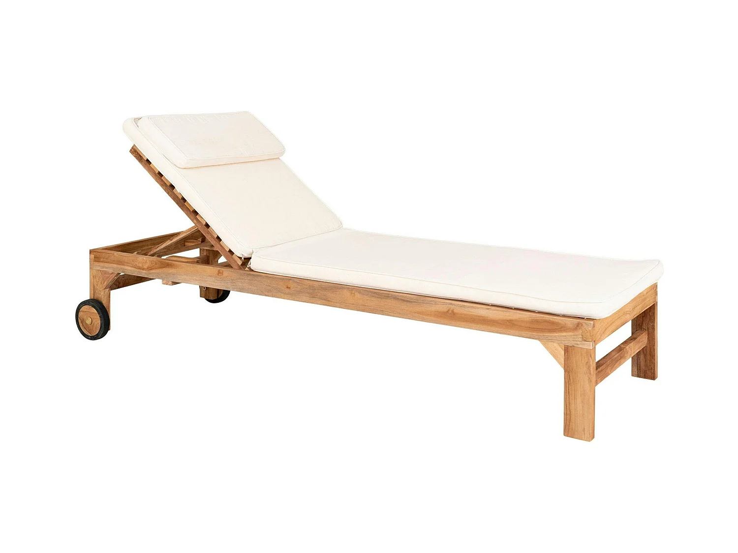 Coussin blanc pour bain de soleil MENDOZA
