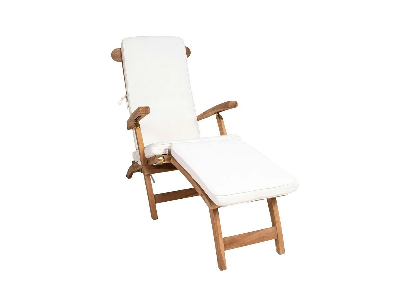 Coussin blanc en coton pour bain de soleil MENDOZA