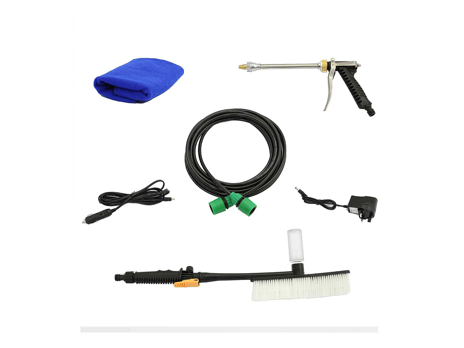 Carrito de riego de 30L MAXBLAST con manguera 7m y Accesorios