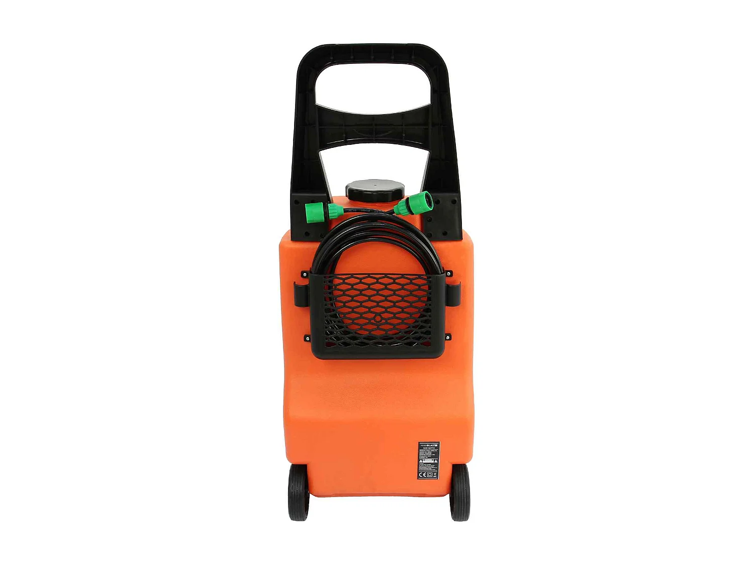 Carrito de riego de 30L MAXBLAST con manguera 7m y Accesorios