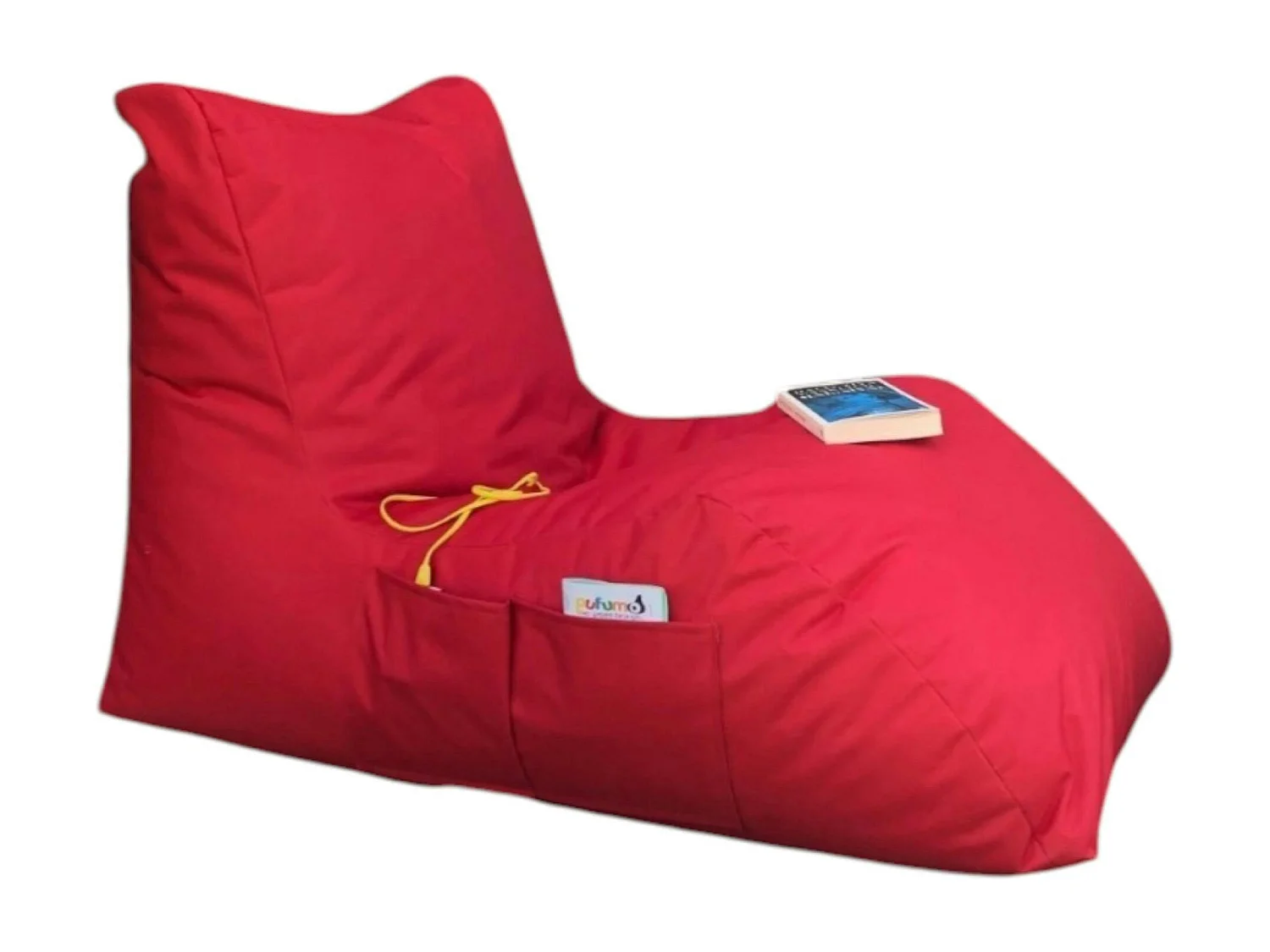Pouf bain de soleil XXL imperméable – rouge ARTA