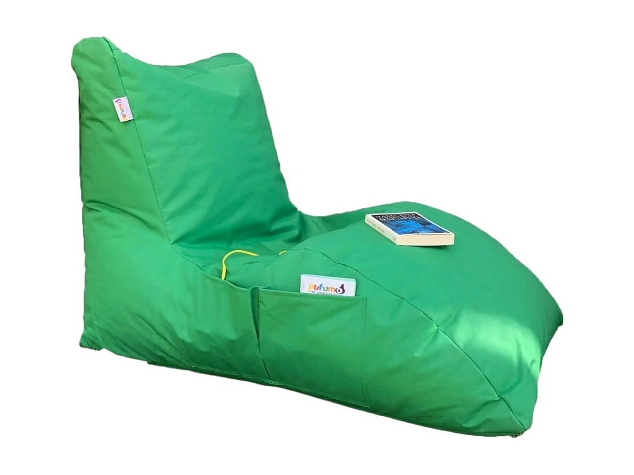 Pouf bain de soleil XXL imperméable – vert ARTA