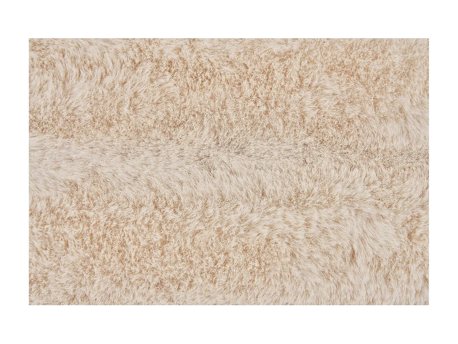 Plaid fausse fourrure blanc - esprit cocooning FALLON