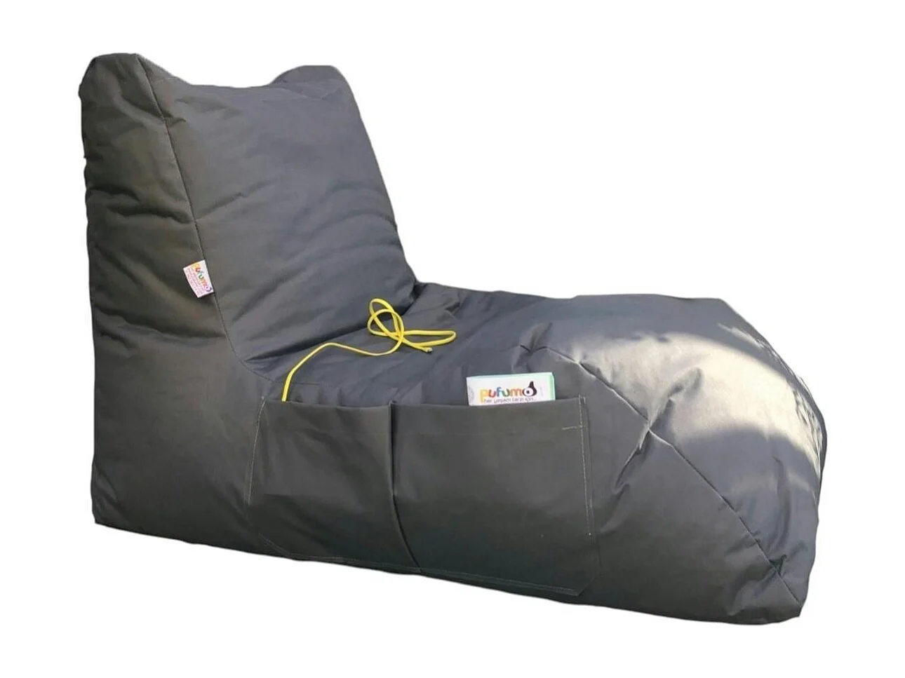 Pouf bain de soleil XXL imperméable – gris ARTA