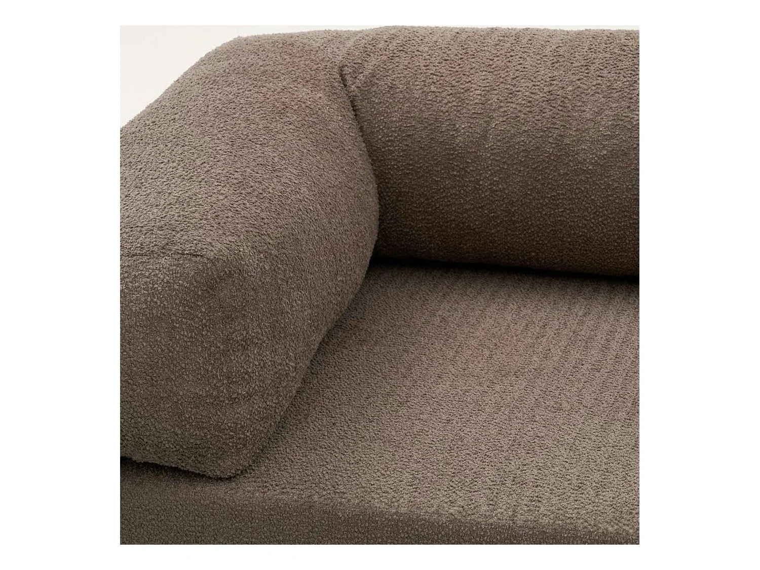 Canapé-lit taupe confort, 190 cm ALTEA