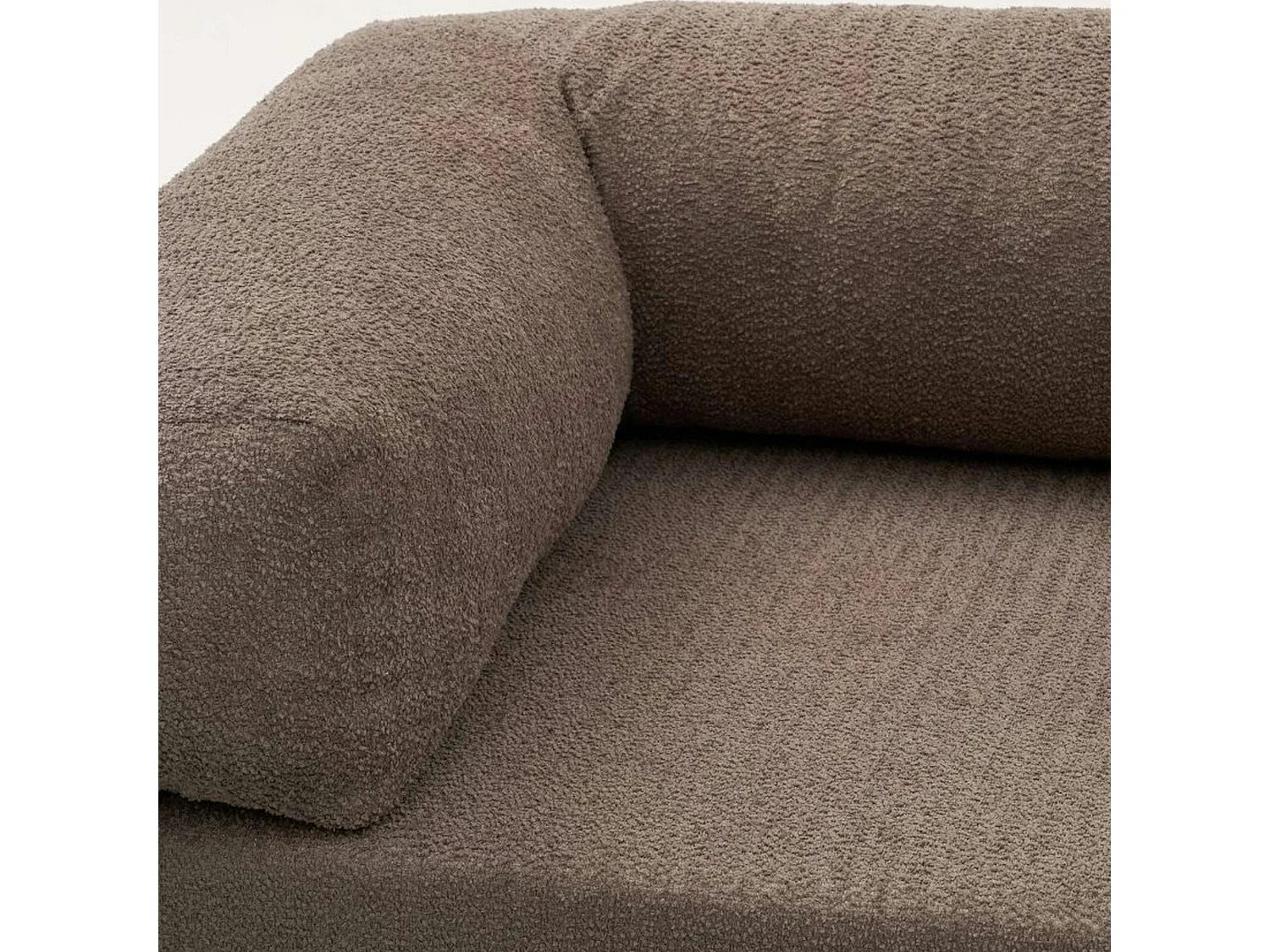 Canapé-lit taupe confort, 190 cm ALTEA