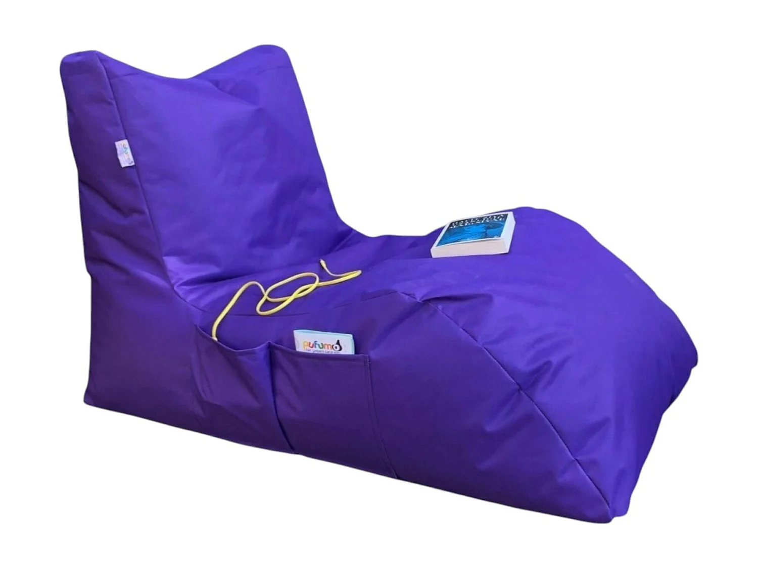 Pouf bain de soleil XXL imperméable – violet ARTA