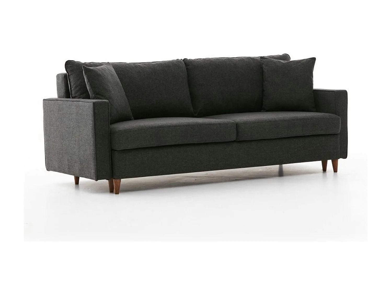 Canapé-lit 3 places anthracite COMO