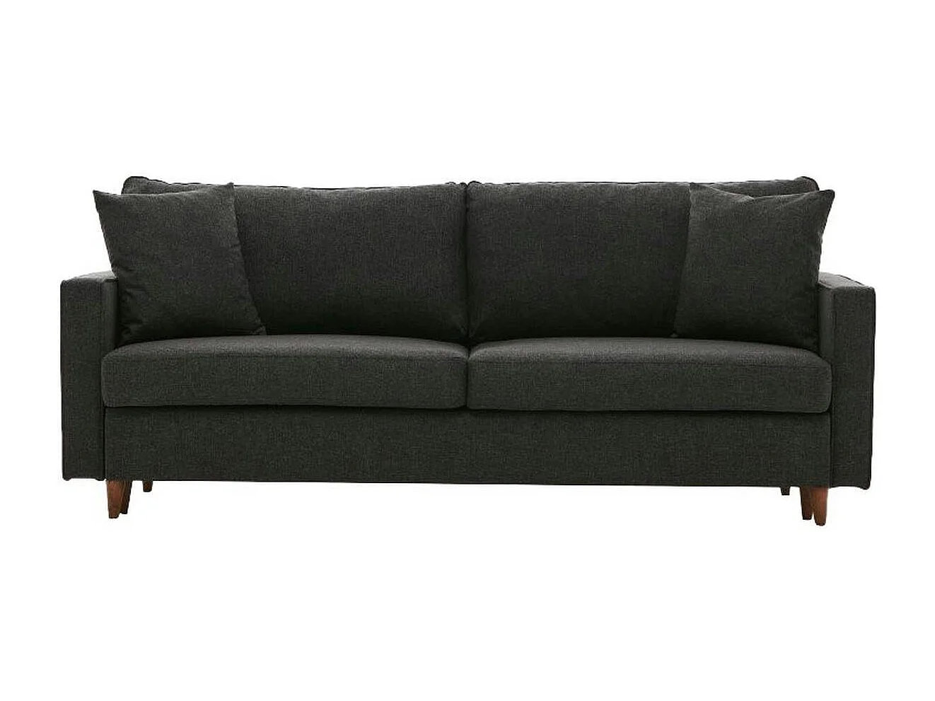 Canapé-lit 3 places anthracite COMO