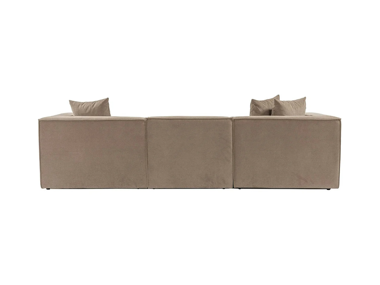 Canapé en lin 3 places - taupe COLLIOURE