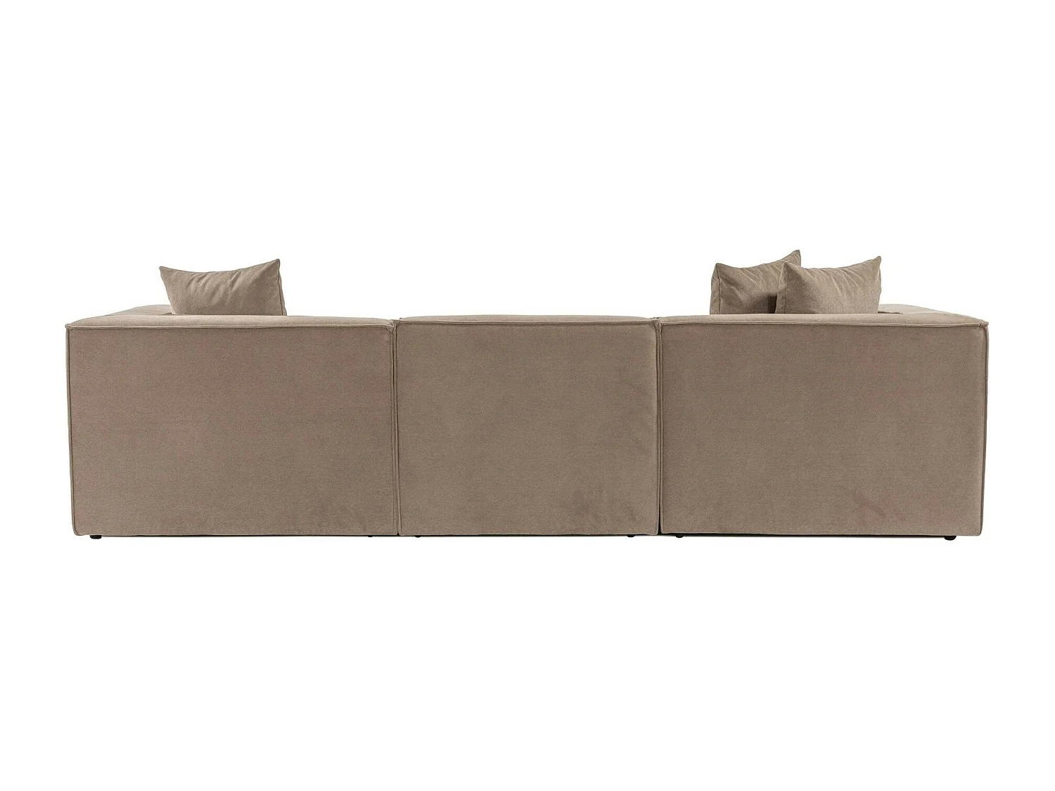 Canapé en lin 3 places - taupe COLLIOURE