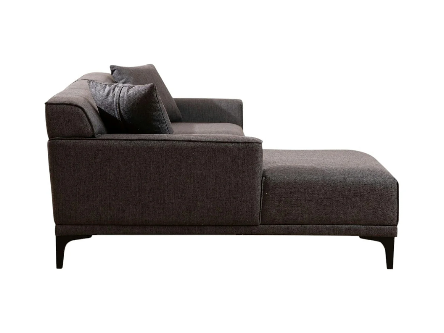 Canapé d'angle gris anthracite - côté gauche ORSAY