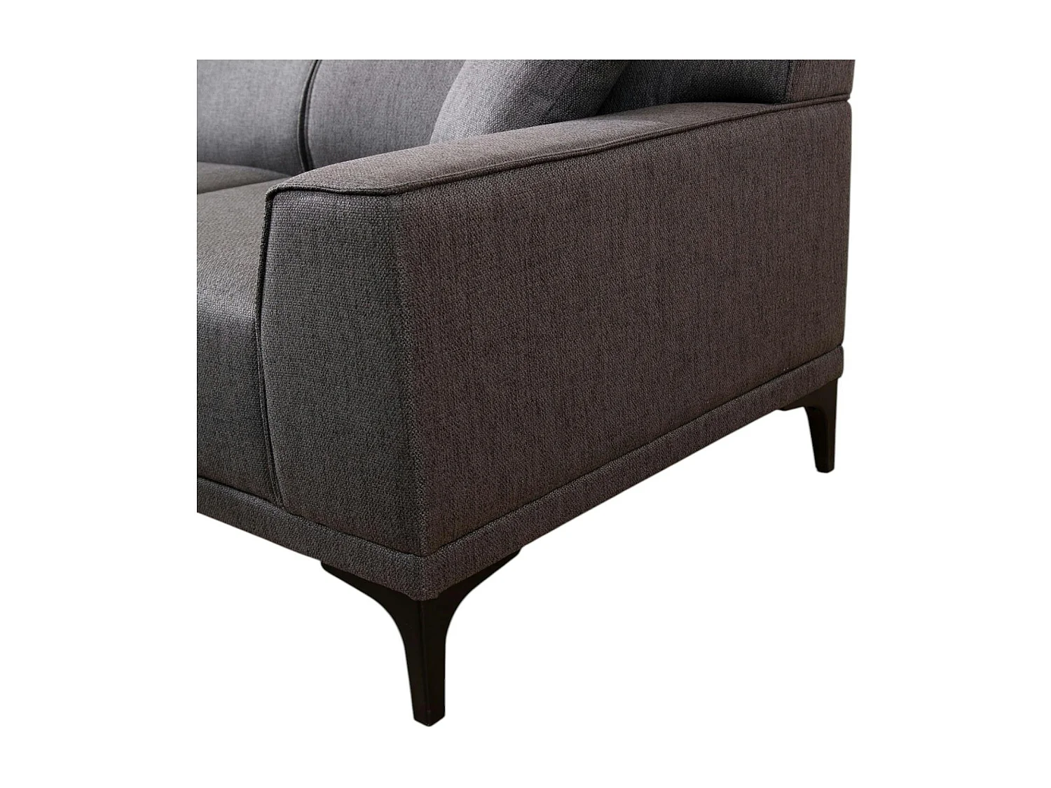 Canapé d'angle gris anthracite - côté gauche ORSAY