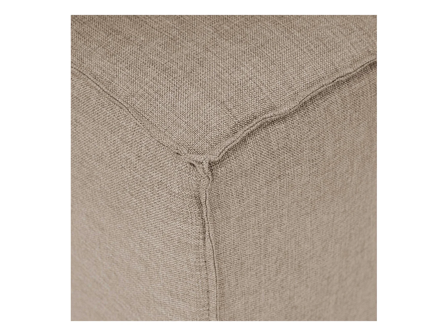 Canapé d'angle modulable taupe - côté droit SPELLO