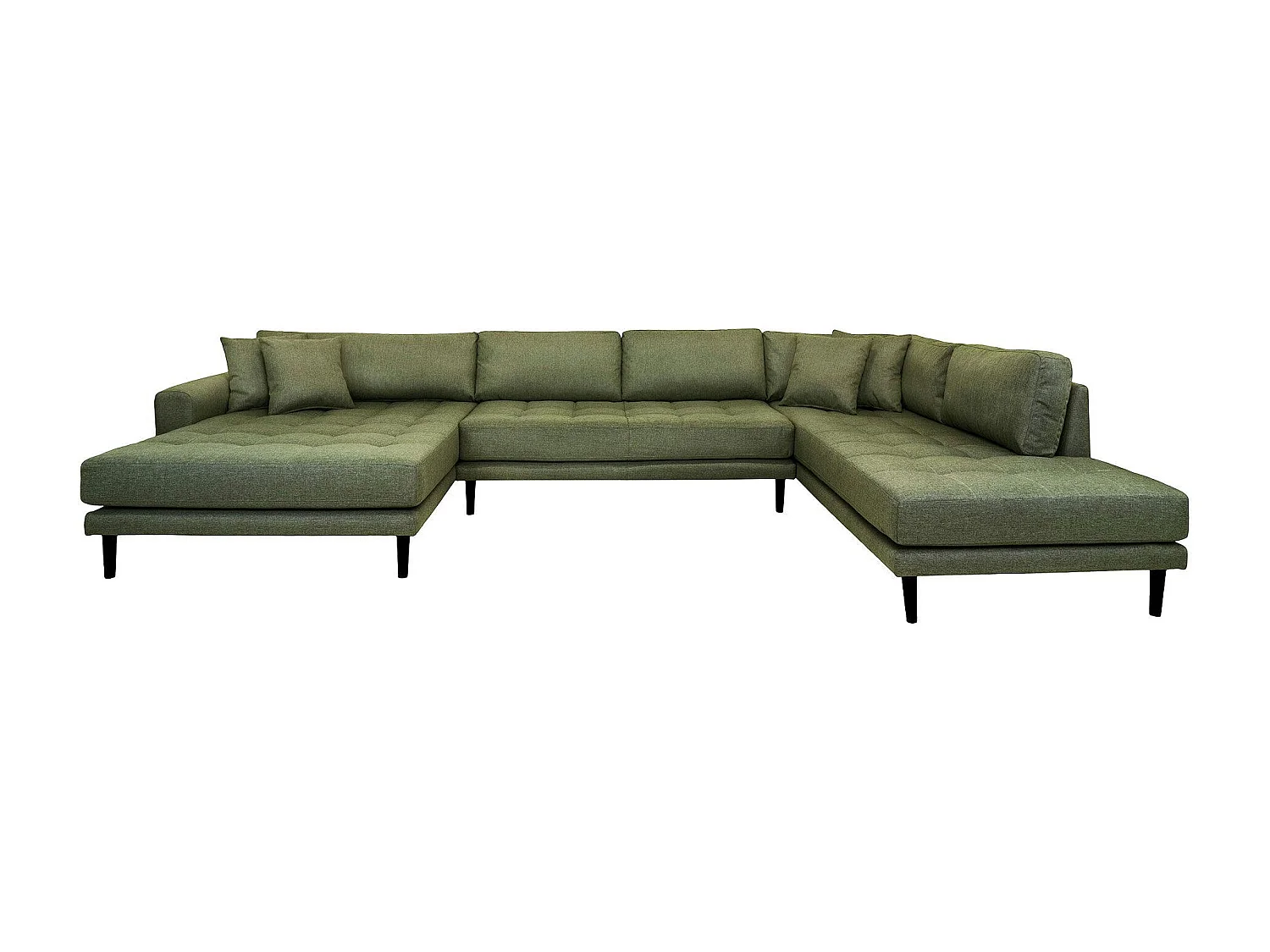 Canapé panoramique vert nature - côté gauche AMSTERDAM