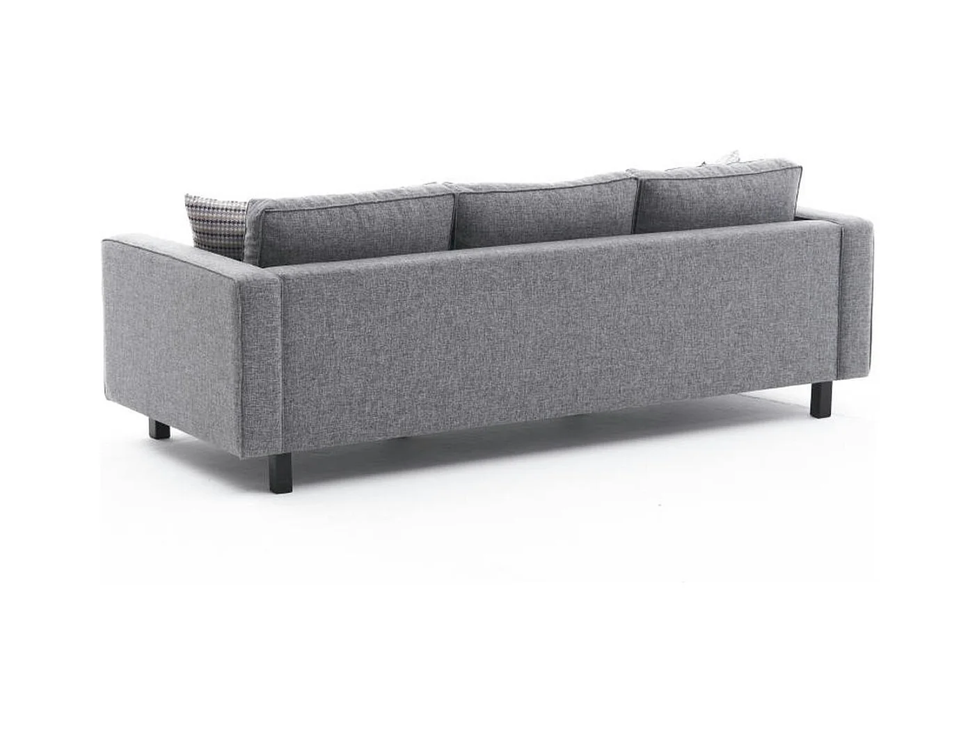 Canapé 3 places gris - pieds droits CORTONA