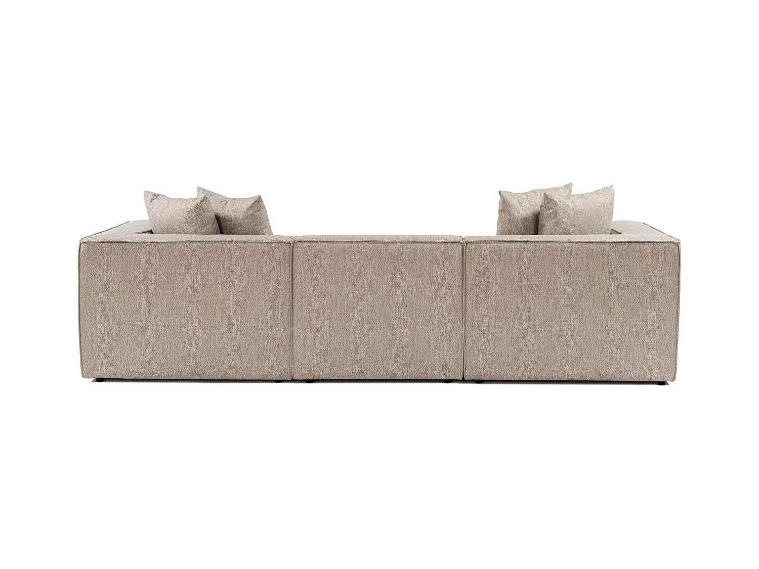 Canapé en lin 3 places - beige sable COLLIOURE