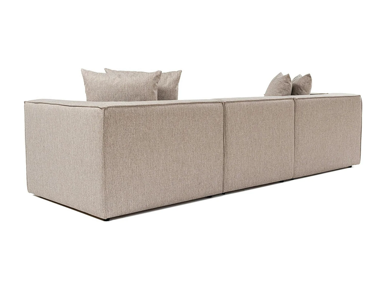 Canapé en lin 3 places - beige sable COLLIOURE