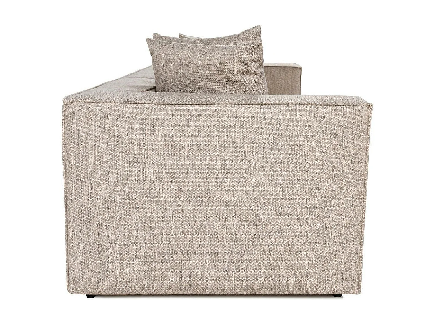 Canapé en lin 3 places - beige sable COLLIOURE