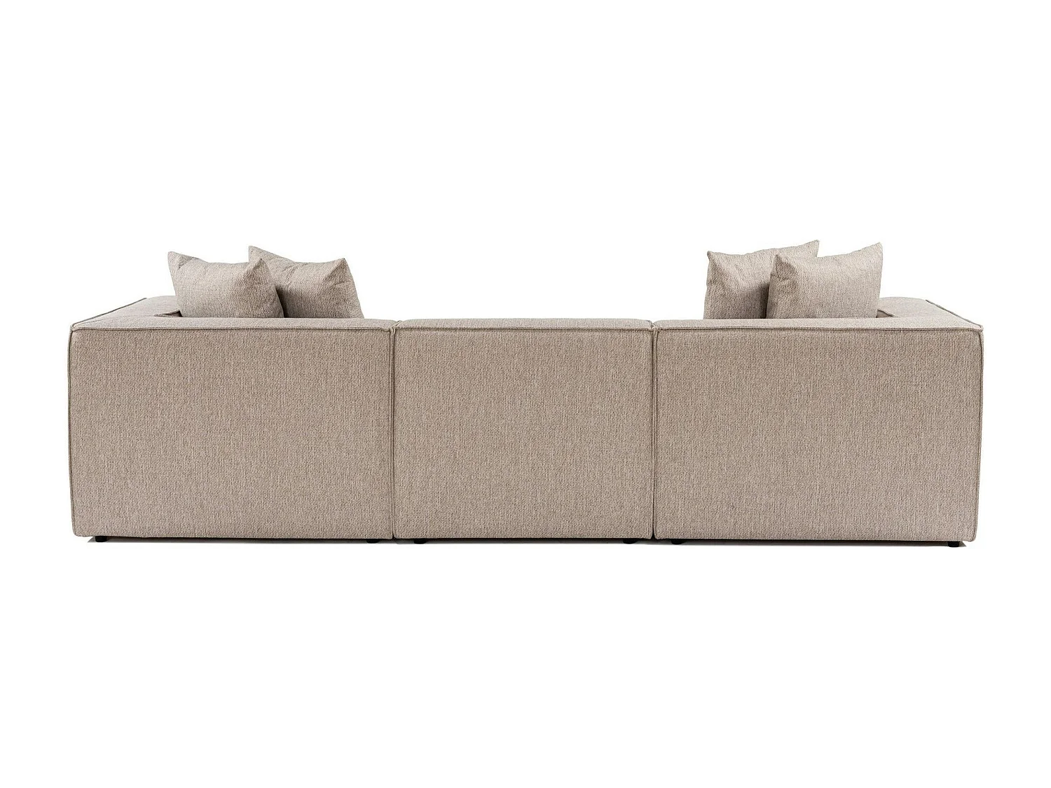 Canapé en lin 3 places - beige sable COLLIOURE