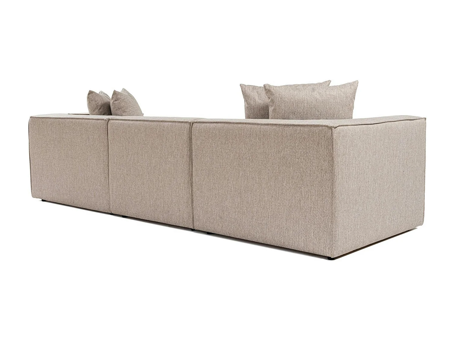 Canapé en lin 3 places - beige sable COLLIOURE