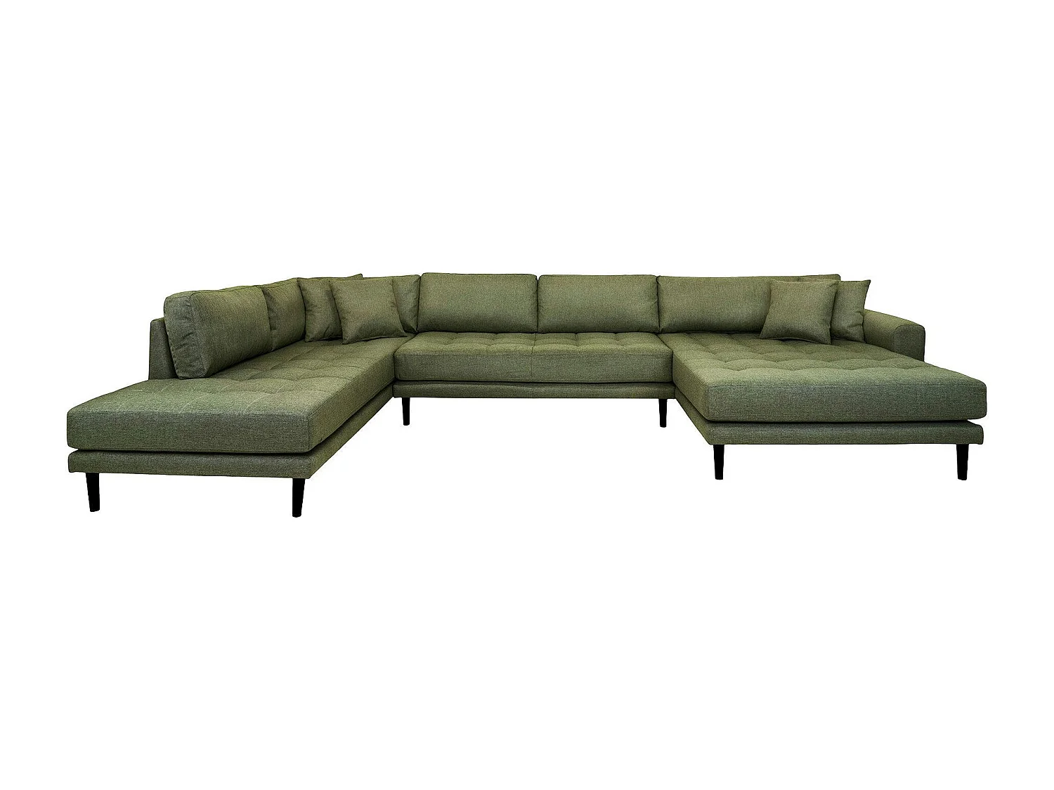 Canapé panoramique vert nature - côté droit AMSTERDAM