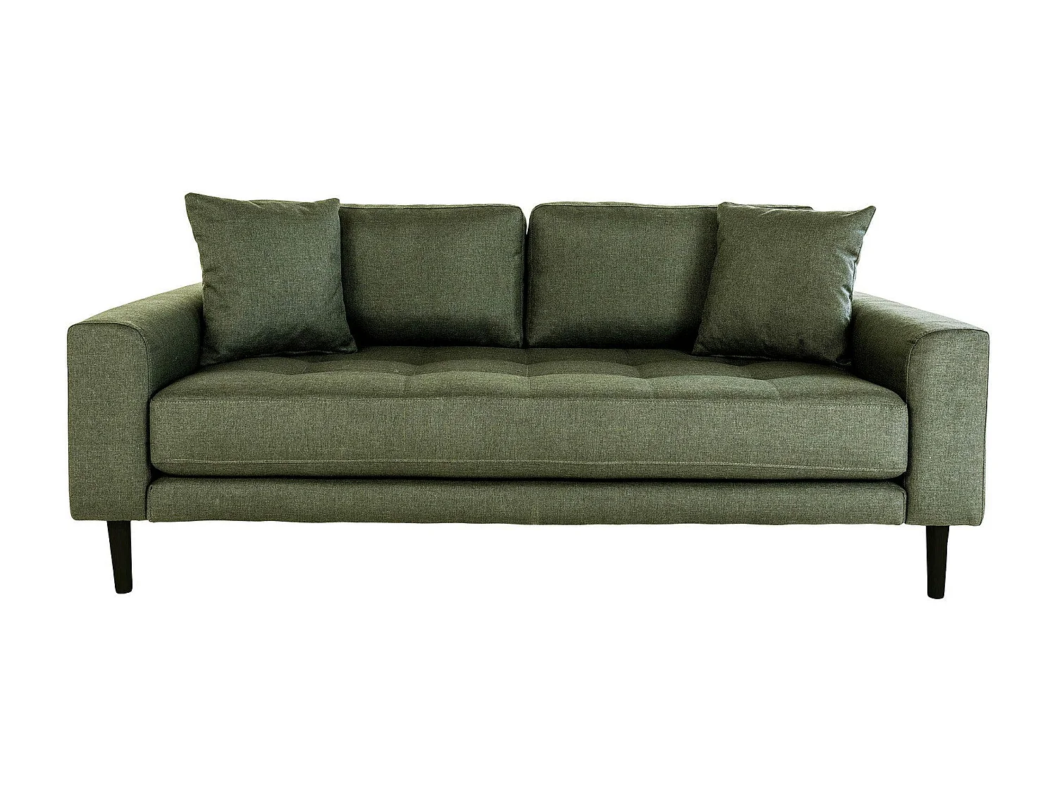 Canapé 2 places 1/2 vert nature AMSTERDAM