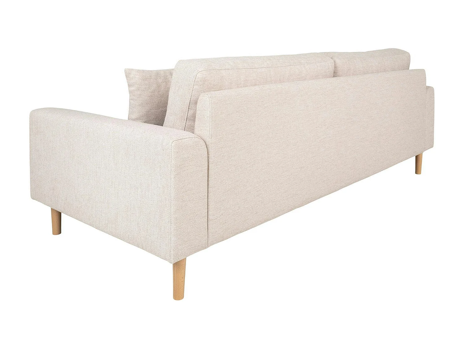 Canapé 3 places beige sable - 210 cm AMSTERDAM