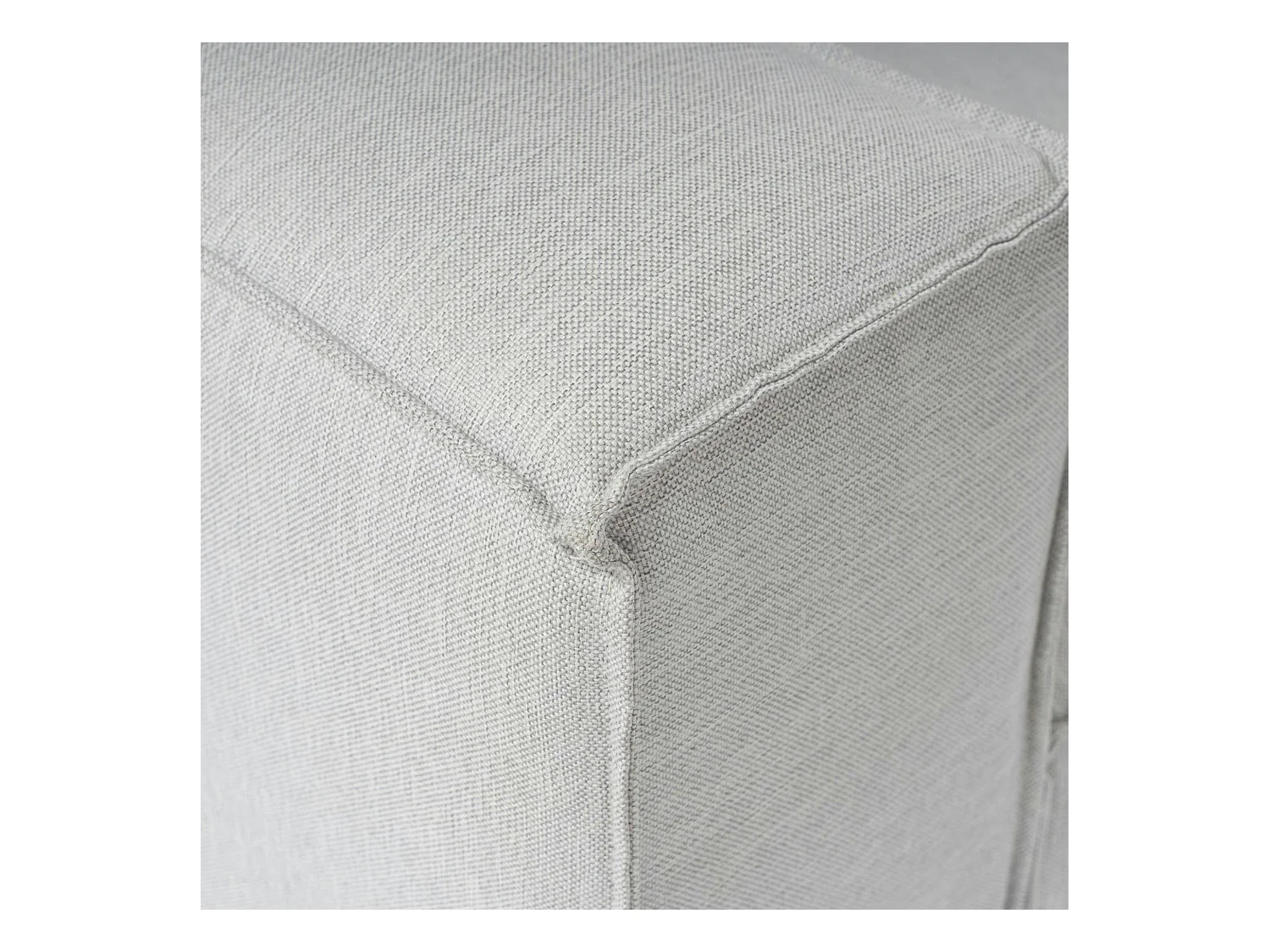 Canapé d'angle modulable gris - côté droit SPELLO