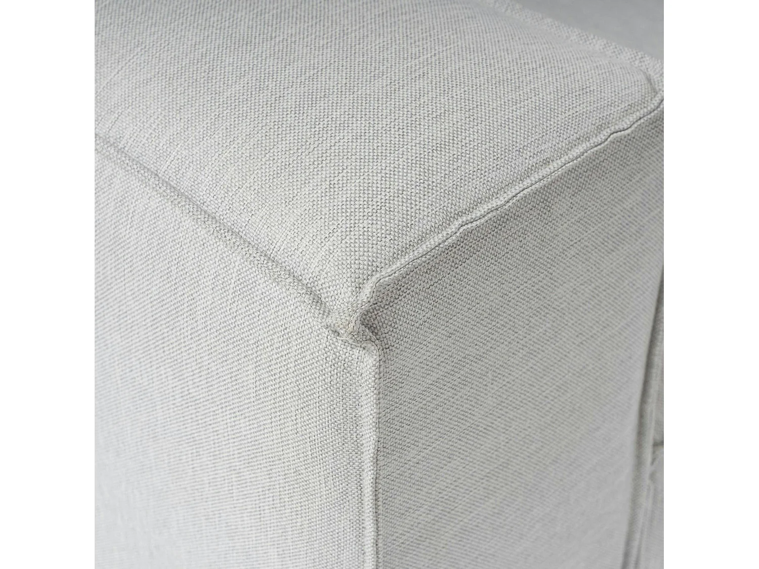 Canapé d'angle modulable gris - côté droit SPELLO