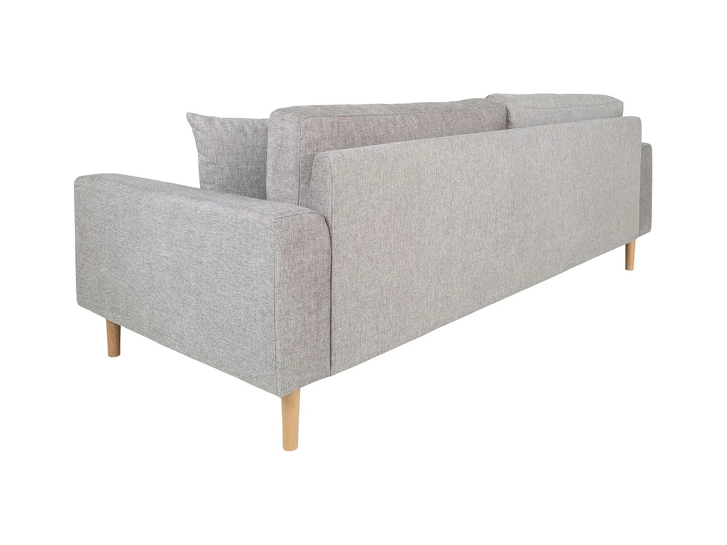 Canapé 3 places gris clair - 210 cm AMSTERDAM