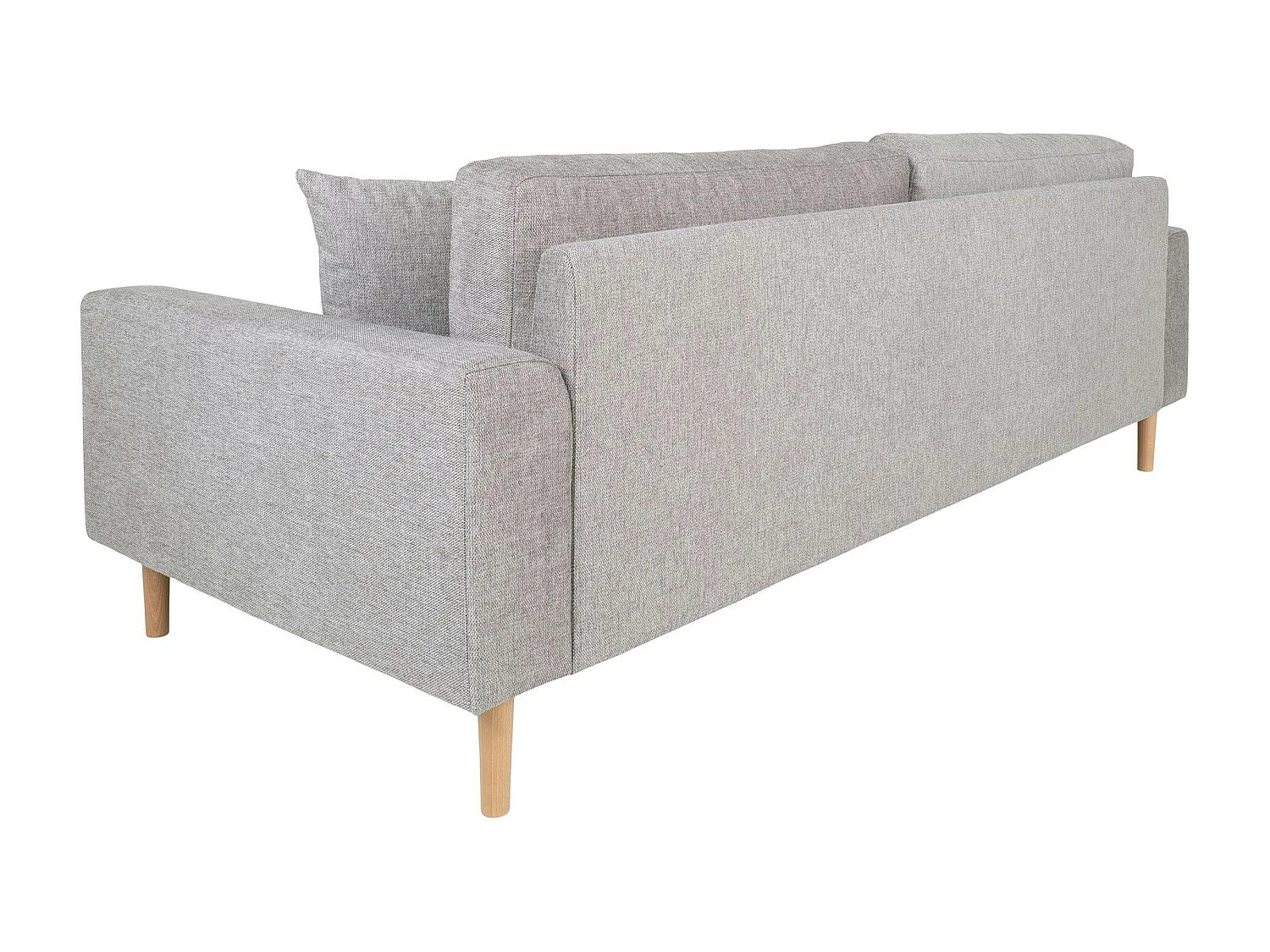 Canapé 3 places gris clair - 210 cm AMSTERDAM