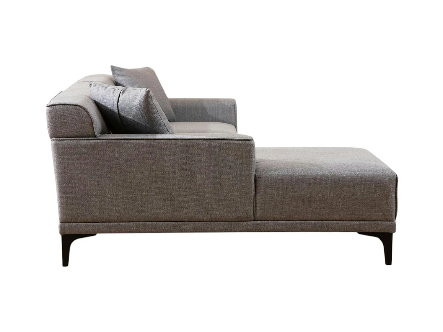 Canapé d'angle gris clair - côté gauche ORSAY