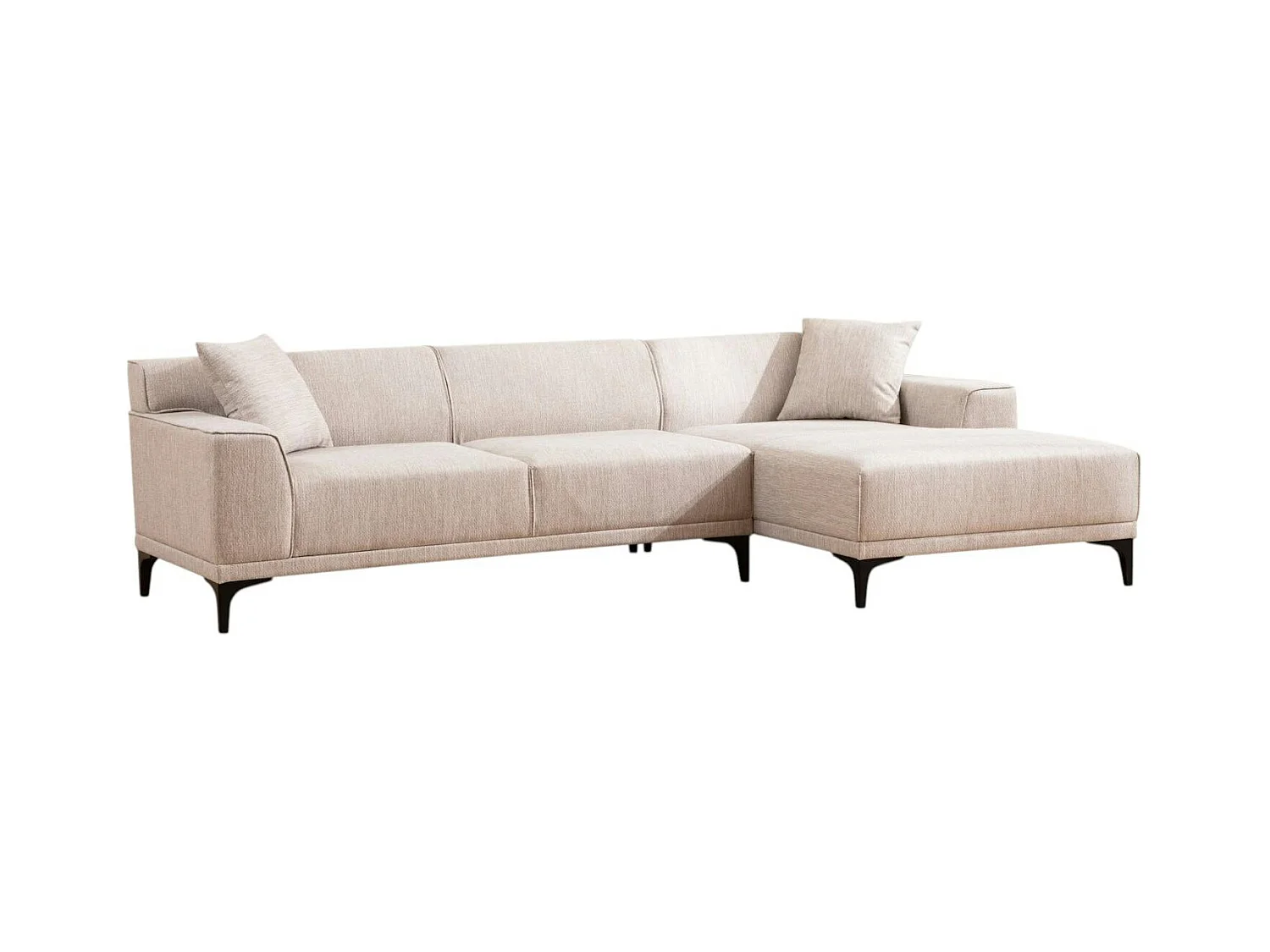 Canapé d'angle sable - côté droit ORSAY