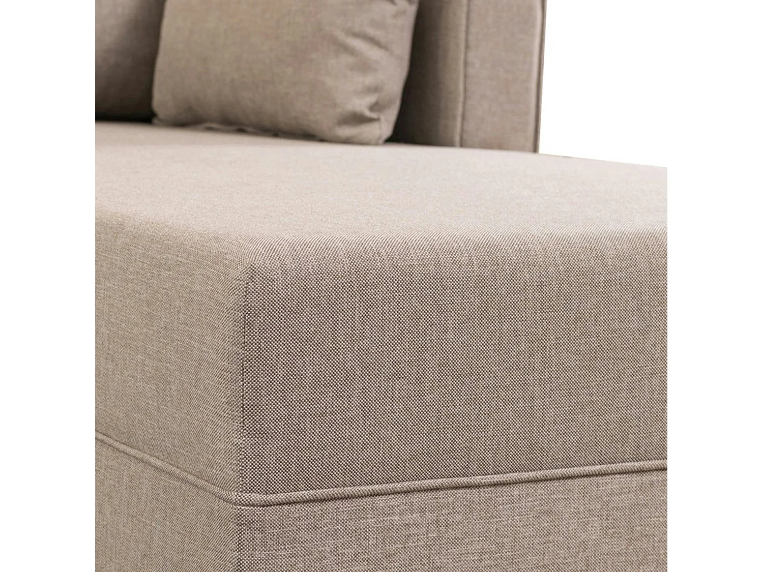 Canapé d'angle cappuccino - 275 cm, côté droit SPLIT