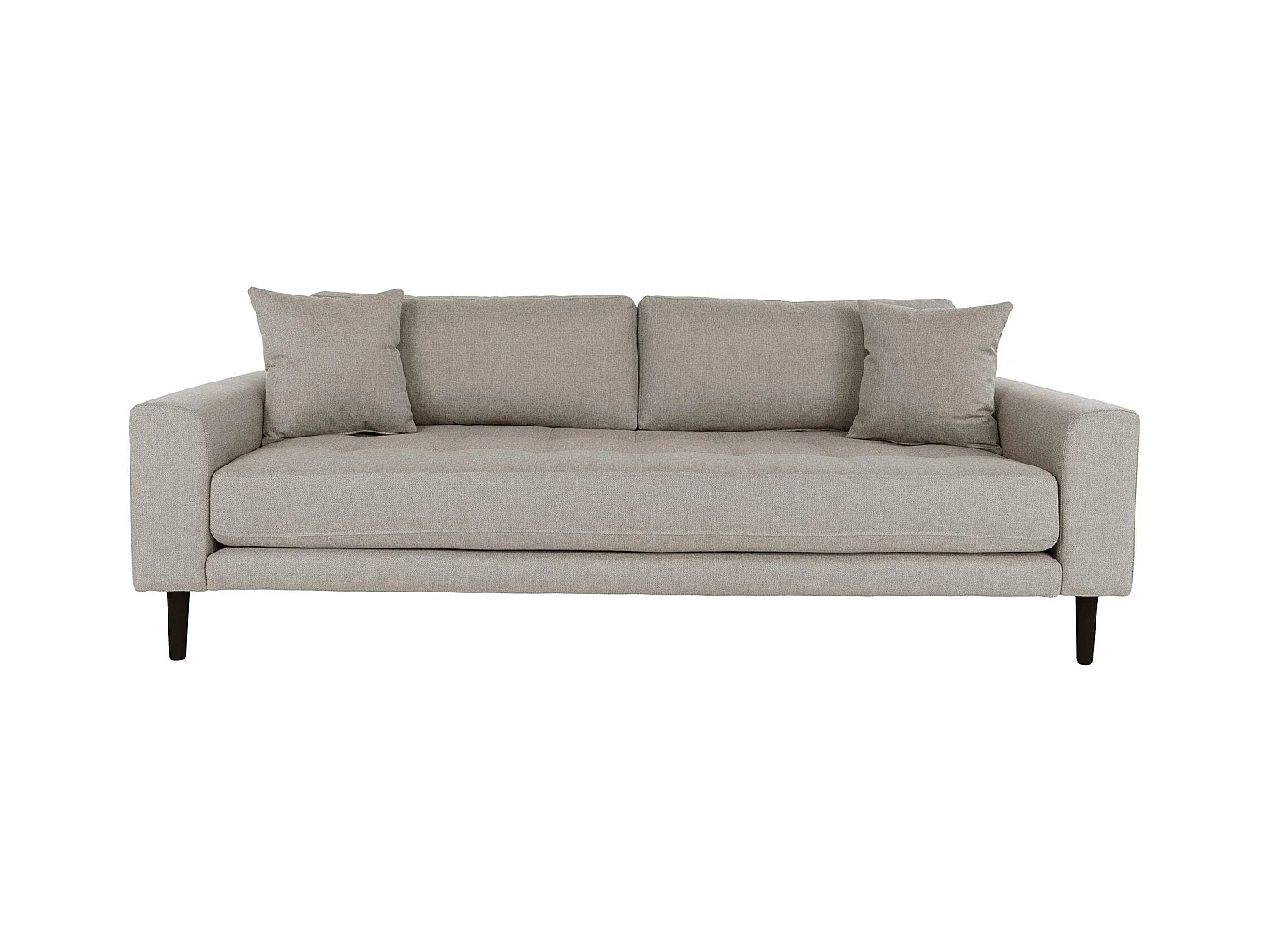 Canapé 3 places gris minéral AMSTERDAM