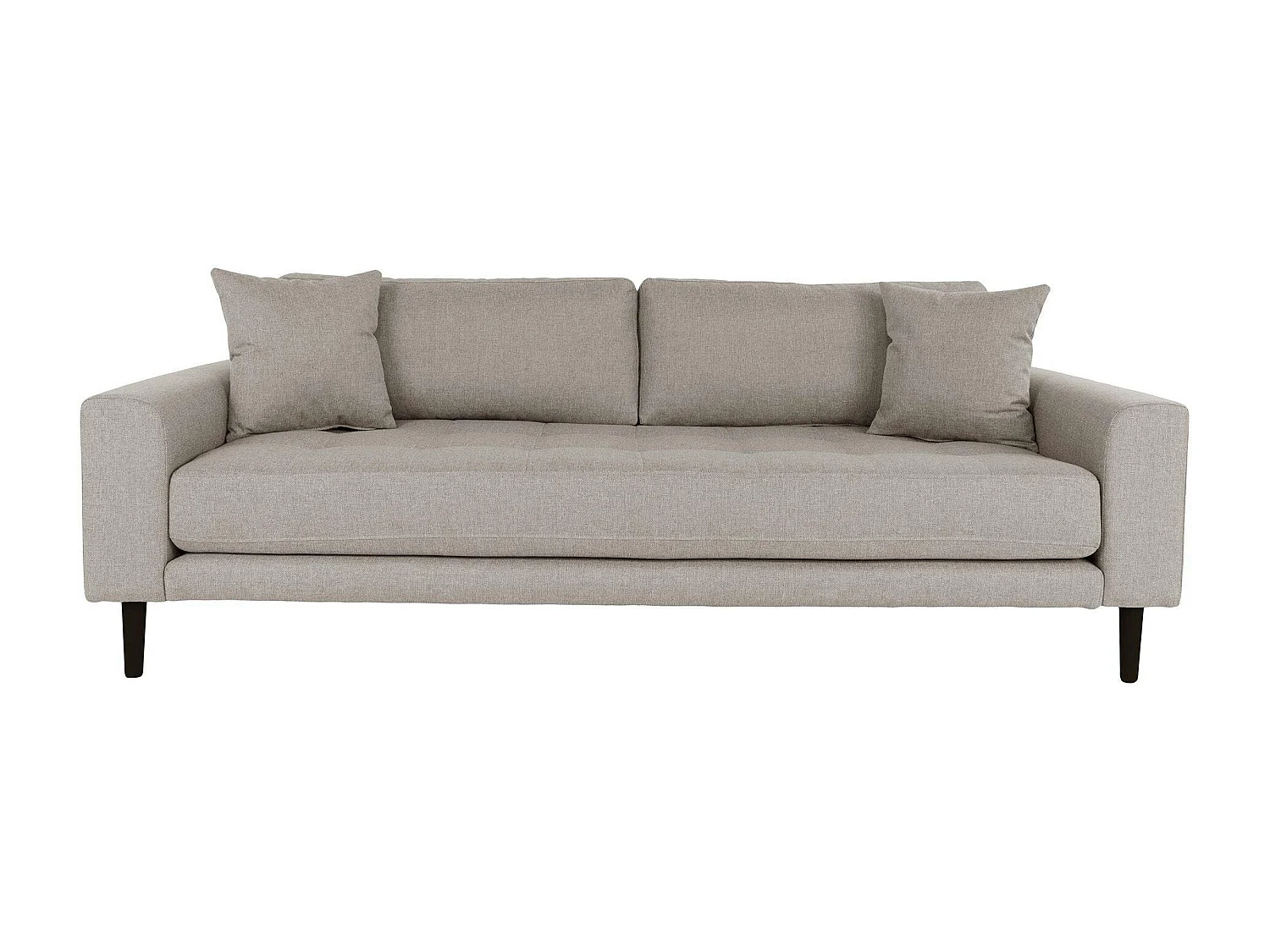 Canapé 3 places gris minéral AMSTERDAM