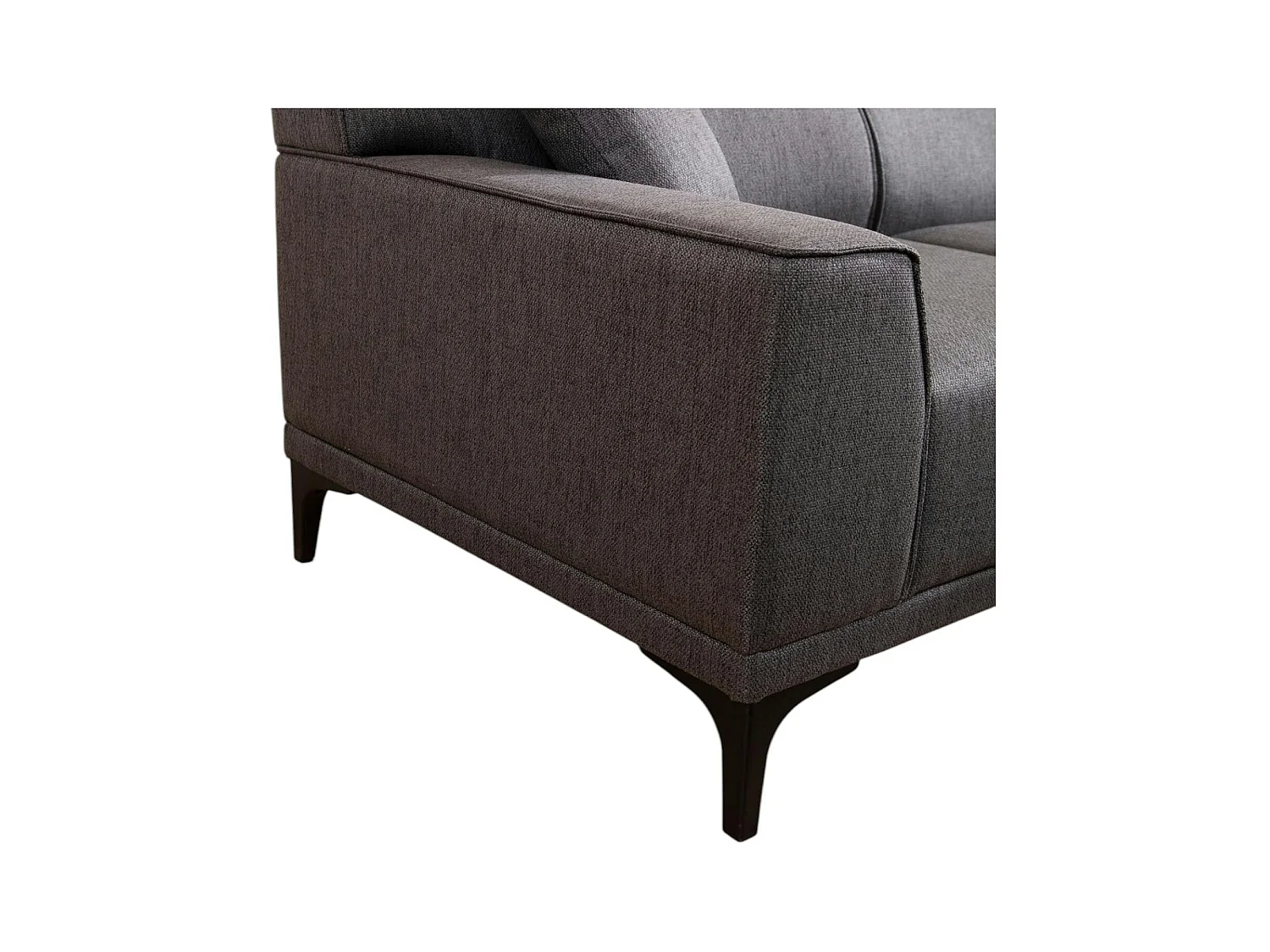 Canapé d'angle gris anthracite - côté droit ORSAY