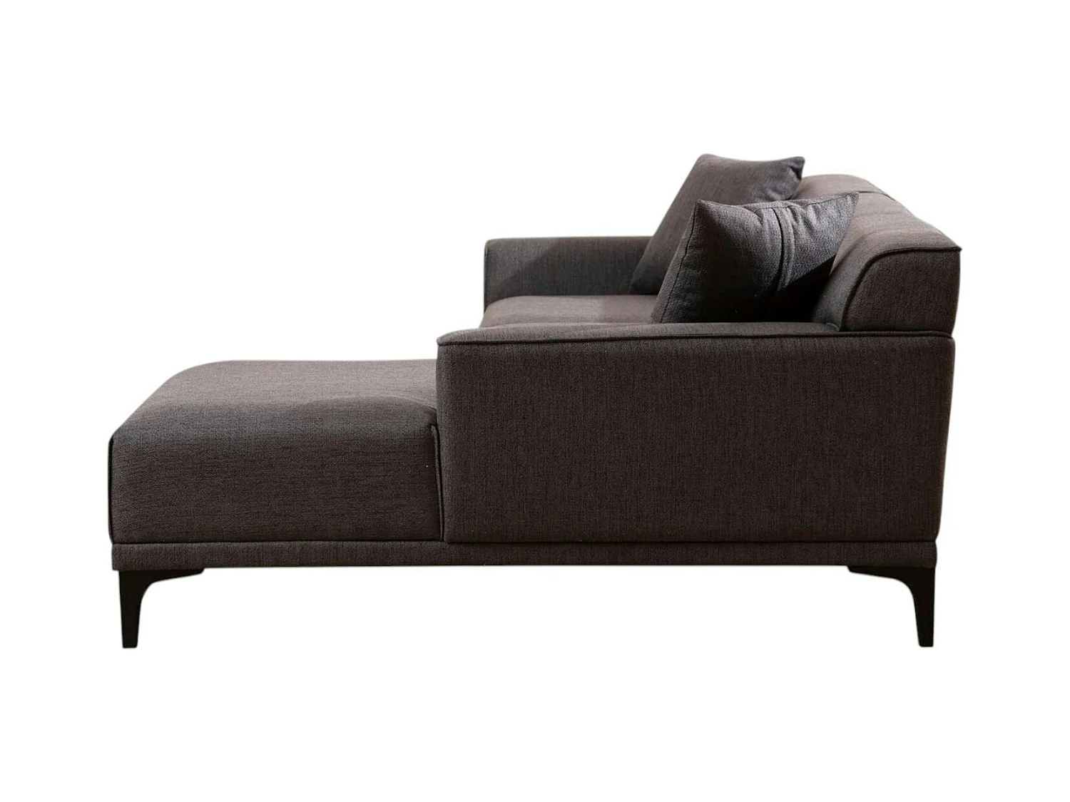 Canapé d'angle gris anthracite - côté droit ORSAY